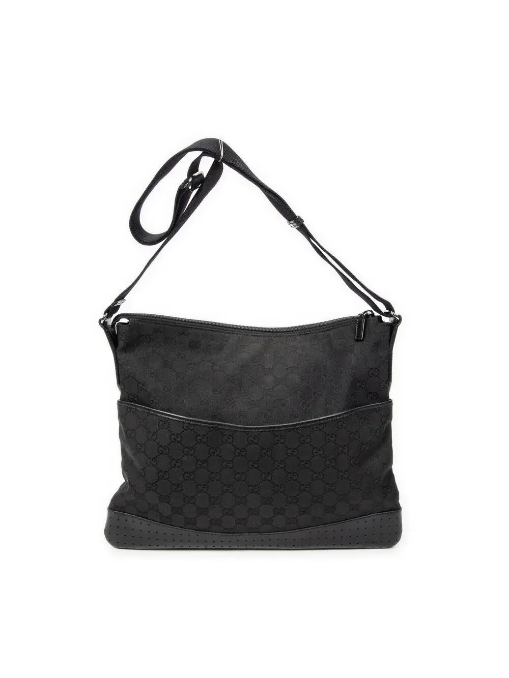 Zip Messenger Bag Guccissima Leather #287154G67B